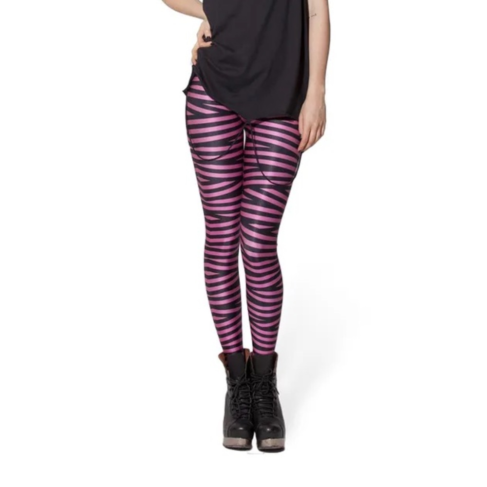 BlackMilk Tape Fuchsia leggings XS
